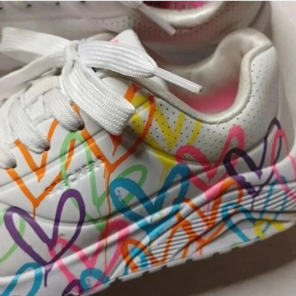 SKECHERS Spread The Love KIDS Shoes Limited Edition Memory Foam - Picture 4 of 16